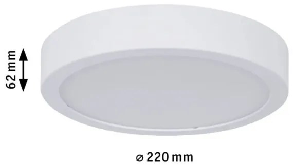 Plafonieră pentru baie LED/13W IP44 AVIAR 230V Paulmann 78923