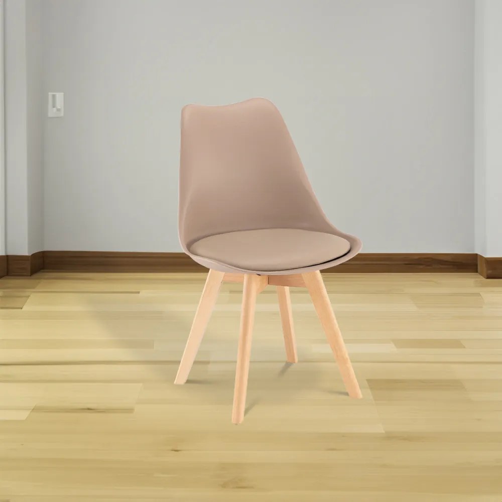 Scaun de masă Silla bej