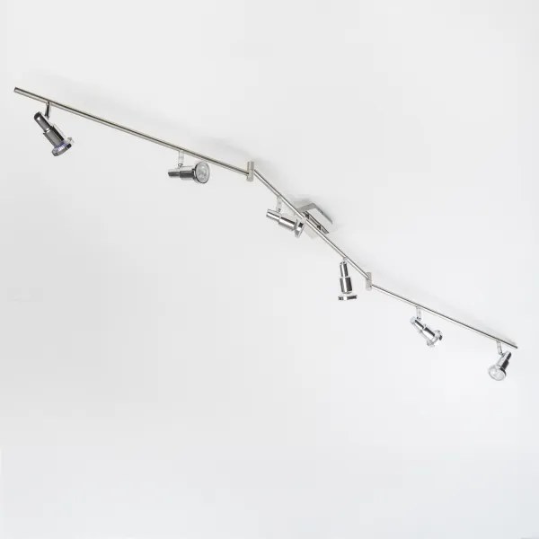 Spot LED 6xGU10/5W/230V crom lucios