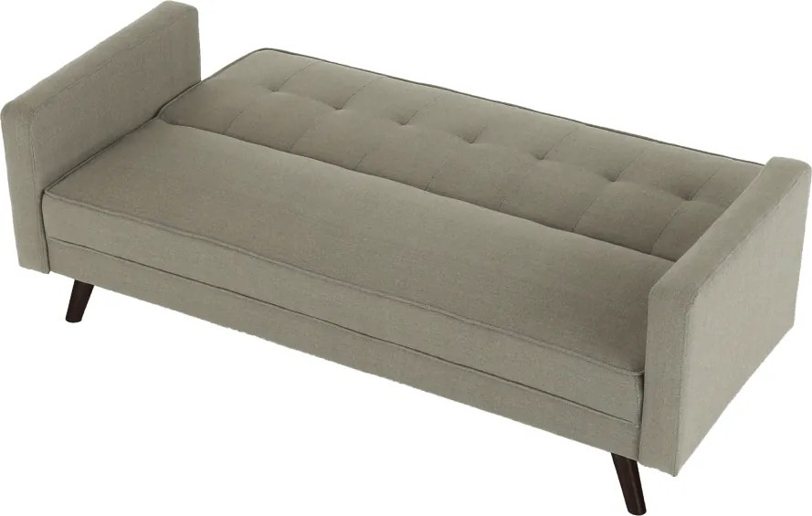 Canapea extensibilă, material gri-maro taupe, OTISA