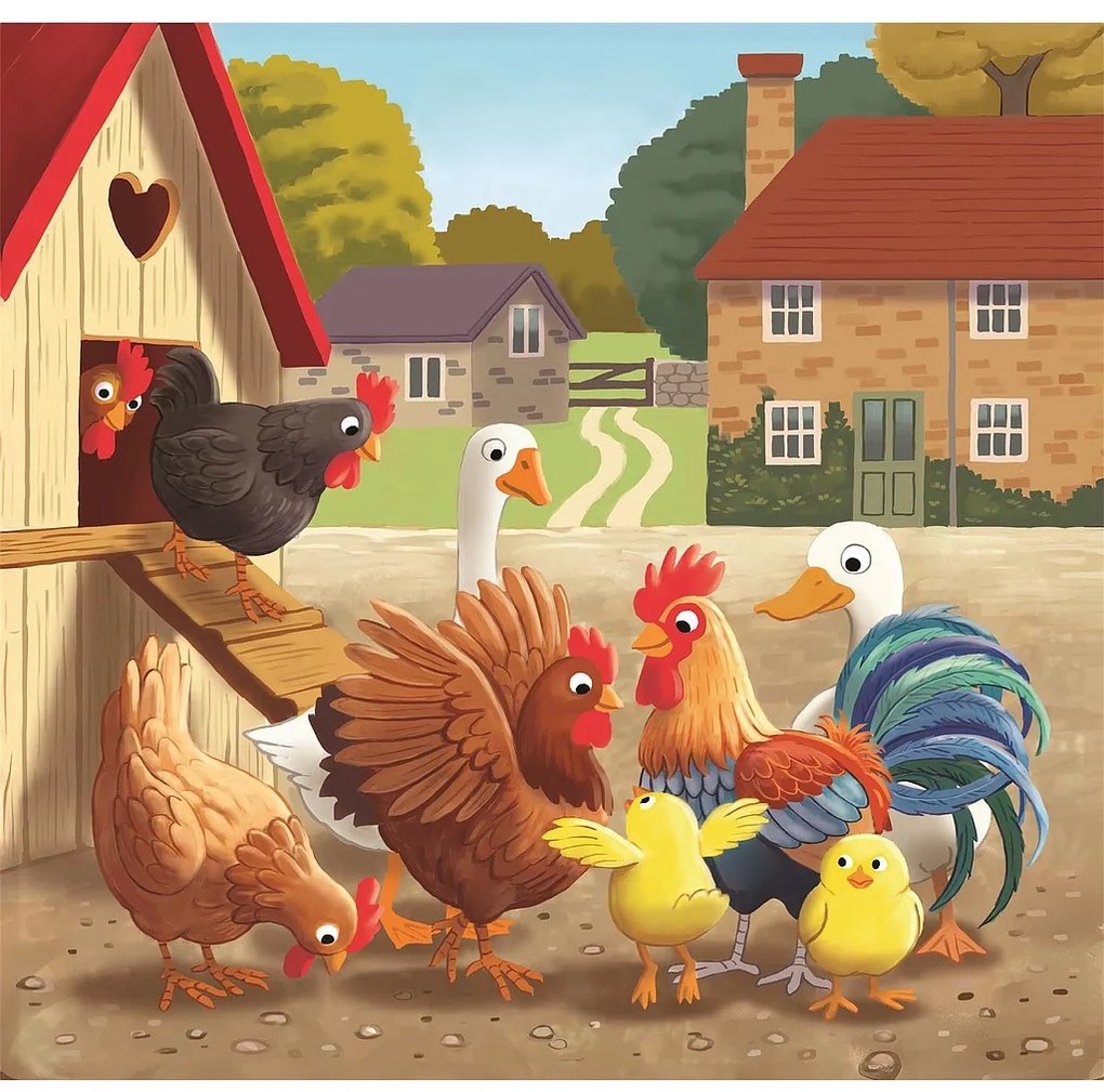 Farm Moments puzzle 3x48 piese Clementoni