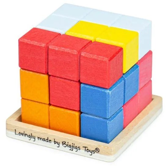 JOC DE LOGICA - CUB 3D - BIGJIGS TOYS (33020)