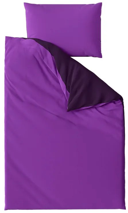 Lenjerie de pat din bumbac VIOLETTA mov Dimensiune lenjerie de pat: 70 x 90 cm | 140 x 200 cm