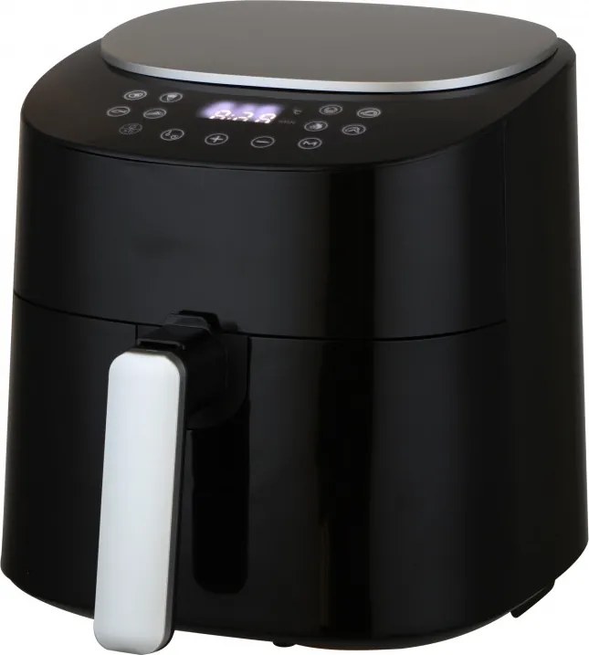 Resigilat: Friteuza cu aer cald Rosberg Premium RP51980O, 40-220°C, 1300W, 4,2 L, Uscare fructe, Digital, 8 programe, Negru