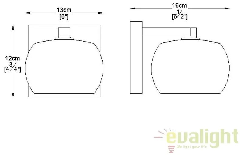 Aplica de perete LUX Crystal W0076-01A-B5FZ