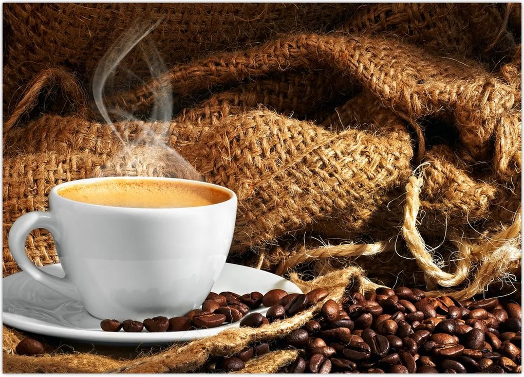 Tablou - O ceașcă de cafea (70x50 cm)