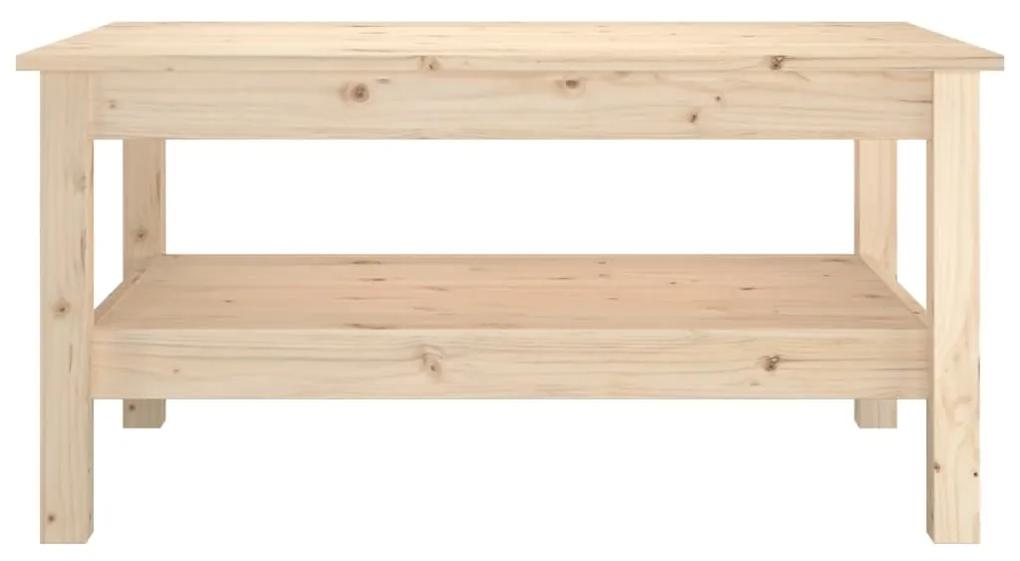 Masuta de cafea, 80x50x40 cm, lemn masiv de pin Maro, 80 x 50 x 40 cm, 1