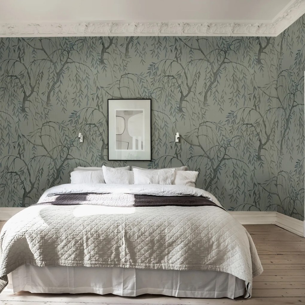 Fototapet, Weeping Willows, Jade, Rebel Walls