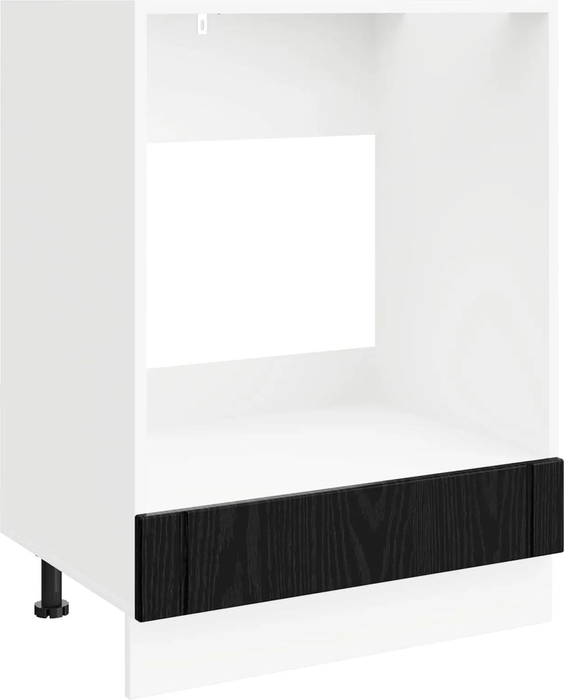 vidaXL Dulap de bucătărie Stejar Negru 60 x 46 x 81,5 cm Lemn compozit