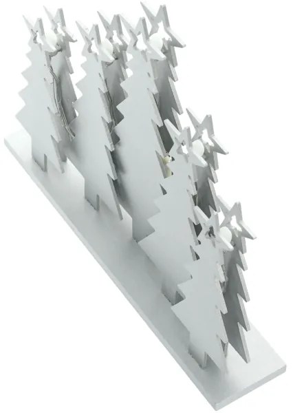 Decorațiune LED de Crăciun Retlux LED/2xAAA brazi