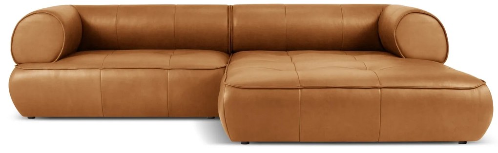 Coltar Lily cu 4 locuri si tapiterie din piele naturala