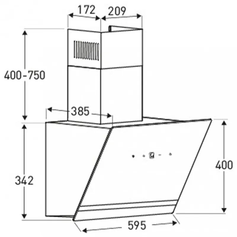 Hotă de bucătărie Flavio 200 W