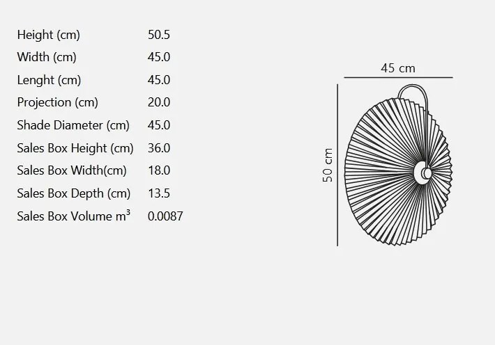 Aplica de perete design decorativ nordic Nadia