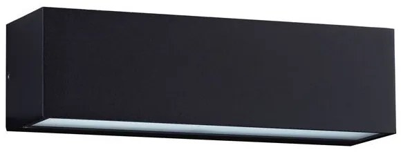 Aplica LED iluminat exterior ambiental IP54 FLORA negru