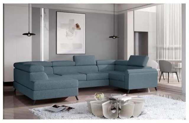 Colțar Escada 336cm Albastru