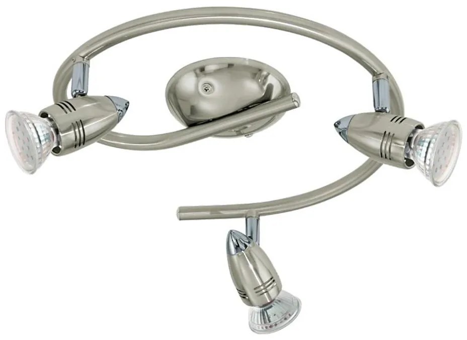 Spot LED de perete Eglo 78024 MAGNUM 3xGU10/3W/230V 3000K crom mat