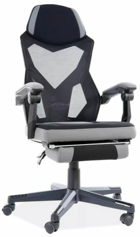 Scaun de birou Q-939 negru/gri