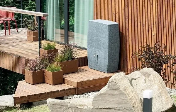 Ghiveci MADERA SQUARE ECO WOOD 28,8 cm , maro, S