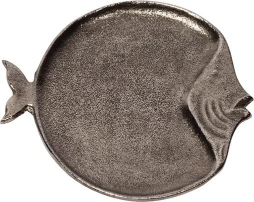 Tava servire, rotunda, din aluminiu, Fish