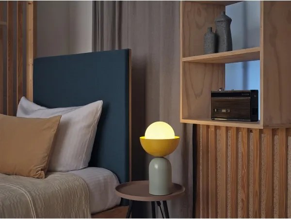 Osram - Lampă de masă DECOR BOWL 1xE14/25W/230V verde/galben