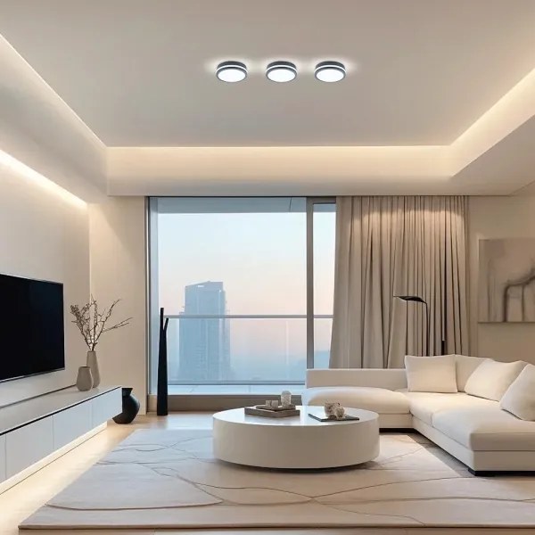 Brilagi - Aplica LED de exterior cu senzor BENE LED/18W/230V Ø22 cm IP54