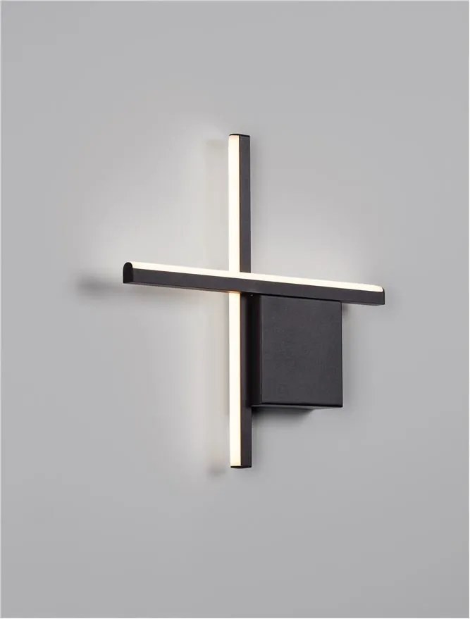 Aplica de perete cu lumina ambientala LED Cross 30cm