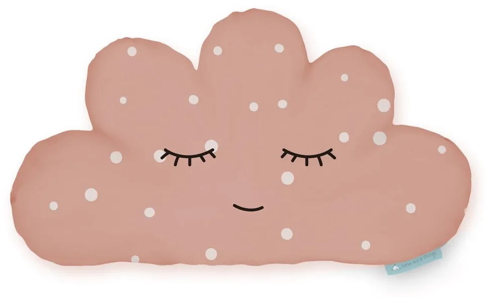 Pernă decorativă Little Nice Things Cloud, roz coral