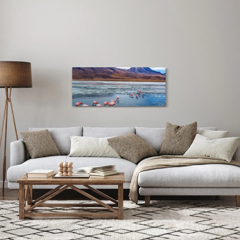 Tablou - Flamingo (120x50 cm)