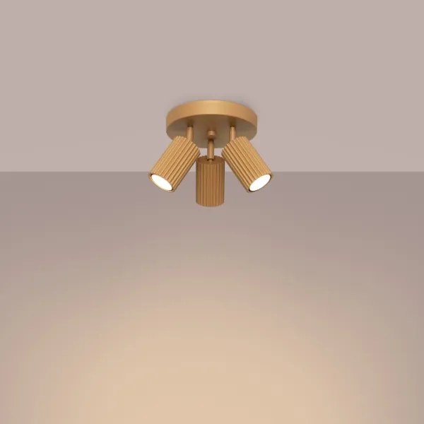 Spot Sollux SL.1563 KARBON 3xGU10/10W/230V auriu