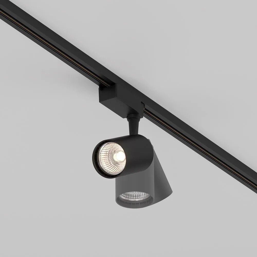 Spot LED, accesoriu pentru sinele monofazate Unity, Vuoro negru 10W