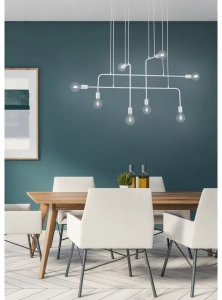 Lustră pe cablu CONNOR 8xE27/10W/230V Trio