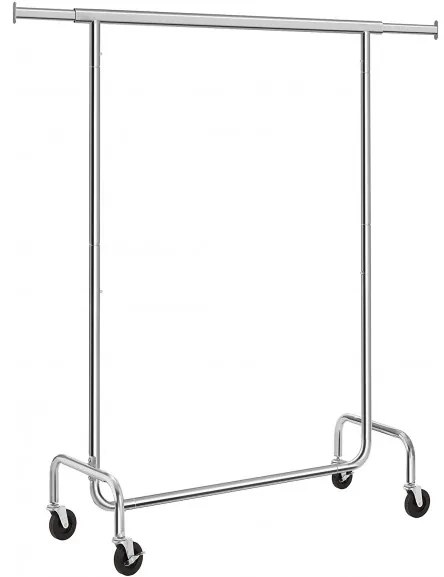 Suport mobil cu 1 bara Chrome 2, (110-150) x 55 x 160 cm
