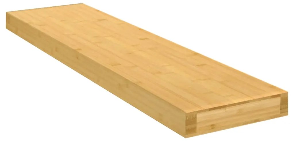vidaXL Raft de perete, 80x20x4 cm, bambus