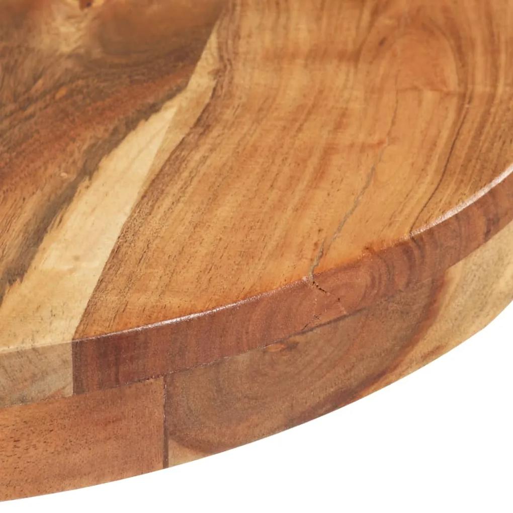 Masa de bar, rotund, O50x110 cm, lemn masiv de acacia 1, O 50 x 110 cm, lemn masiv de acacia