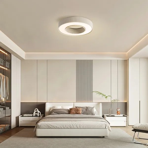 Brilagi – Plafonieră LED dimabilă LUMIX, 48 W, 230 V, 3000–6000 K, bej, Ø 50 cm, telecomandă inclusă