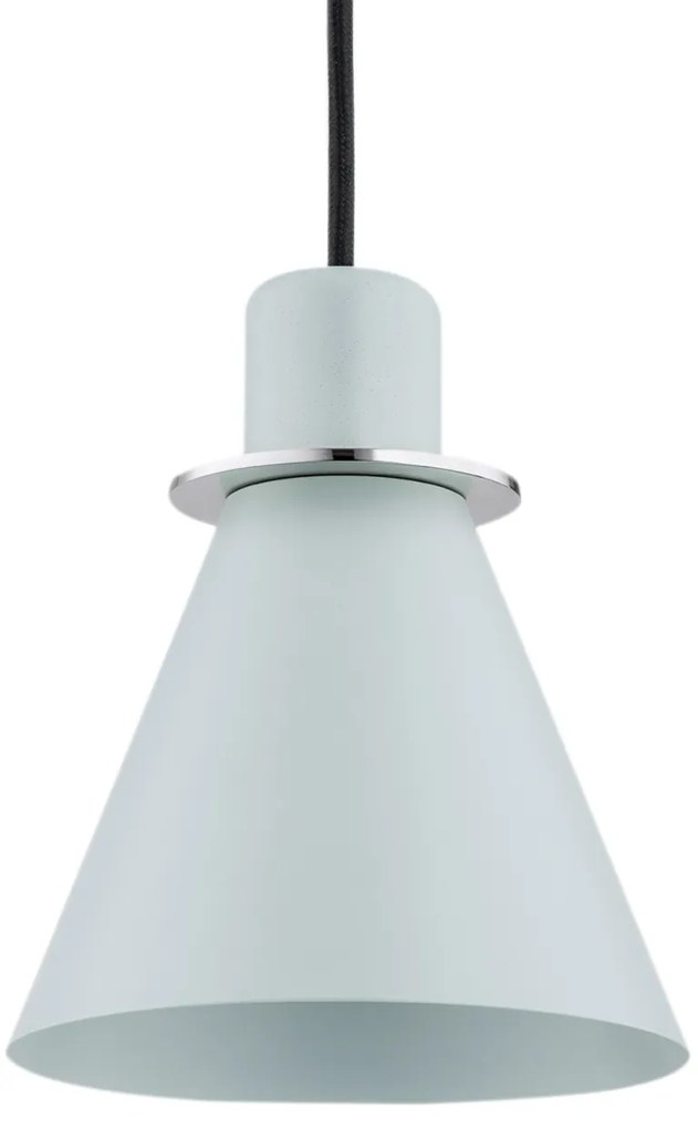 Pendul modern design retro Beverly albastru/crom