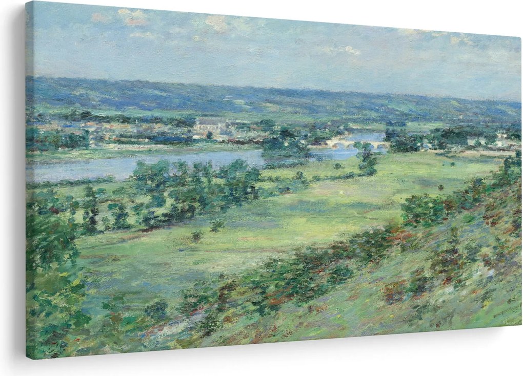 Tablou - Theodore Robinson, The Valley of the Seine, From the Hills of Giverny, reproducere (90x60 cm)
