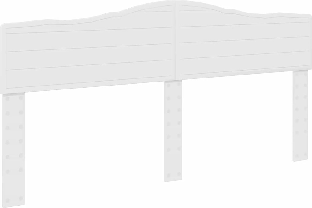 vidaXL Tăblie cap Alb 200 cm Lemn compozit