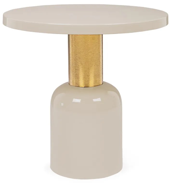 Masuta de cafea din metal crem Nalima