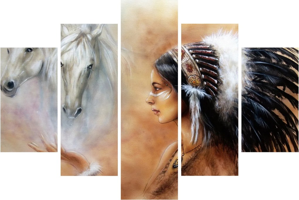 Tablou - Farmecele indienilor (150x105 cm)