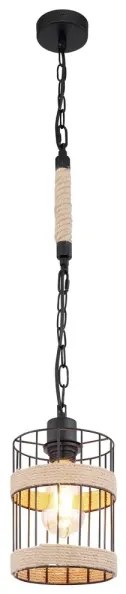 Lustră pe lanț Globo 15673H HALIA 1xE27/60W/230V