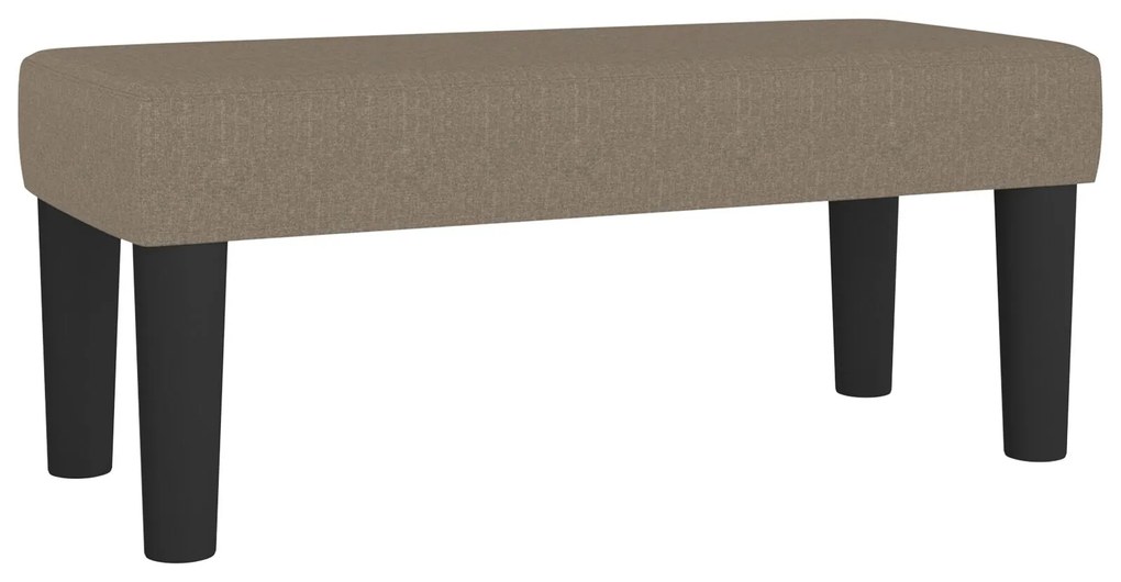 vidaXL Bancă, gri taupe, 70x30x30 cm, textil