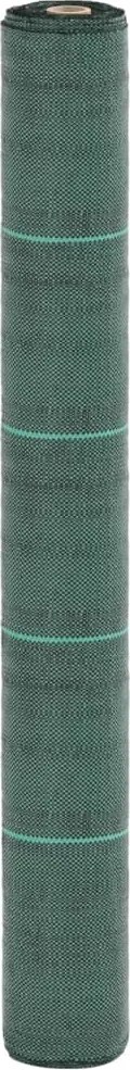 vidaXL Membrană antiburuieni, verde, 1x200 m, PP