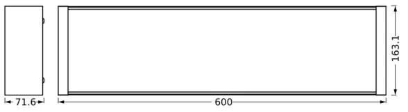 Plafonieră LED dimabilă Ledvance OFFICE LINE LED/20W/230V 60 cm + telecomandă