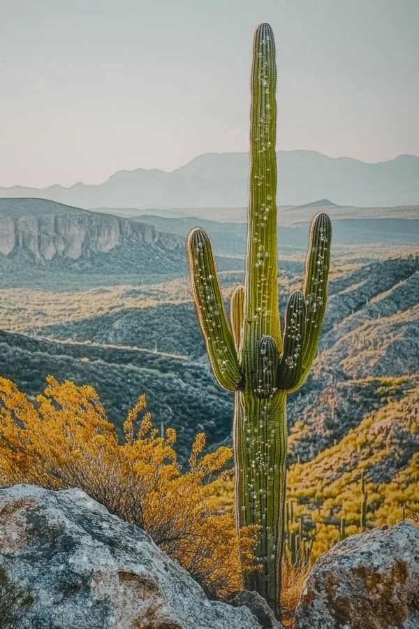 Mauro Ferretti Pictura Pe Panza Lacuita, Cu Rama, Cactus -B- Cm 60X4X88 | Aosom Romania