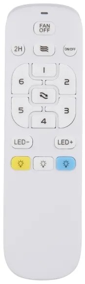 Globo 67243-30BF-LED Plafonieră dimabilă cu ventilator TATIANA 38W/230V 3000-6500K+telecomandă