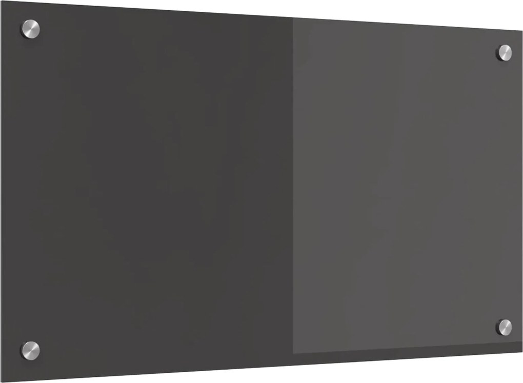 vidaXL Panou de bucătărie Gri închis 70 x 40 cm sticlă securizată
