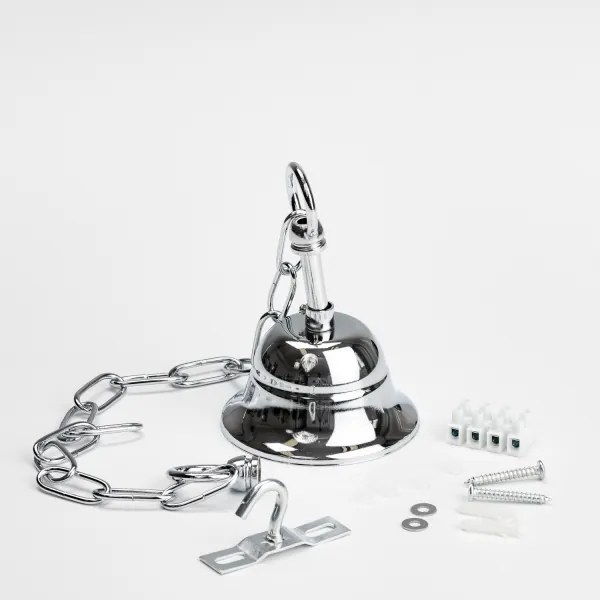 Lustră de cristal pe lanț Brilagi MOZART 5xE14/40W/230V crom lucios