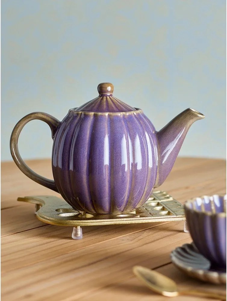 Ceainic violet din gresie ceramică 1,08 l Latina – Bloomingville