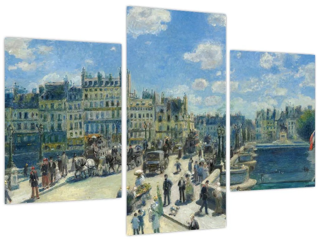 Tablou - Auguste Renoir, Pont Neuf, Paris, reproducere (90x60 cm)